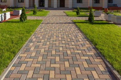 Backyard Paver Pathway